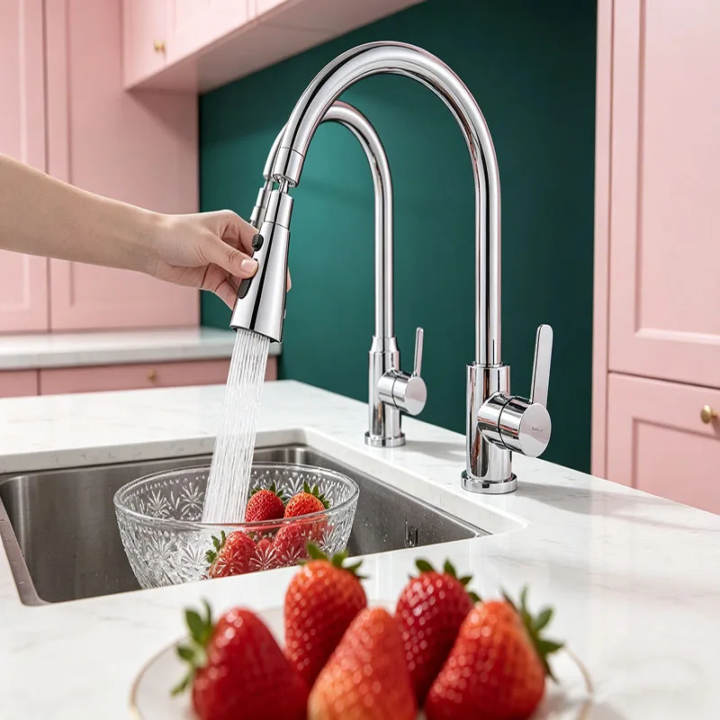 

3 Modes Kitchen Faucet Sprayer Nozzle ABS Water Saving Bathroom Basin Sink Pull Out Shower Spray Head Kitchen Accessories