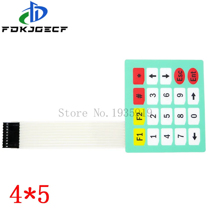 Picture 6: 1*4 3*4 4*4 4*5 Matrix Array/Matrix Keyboard 16 Key Membrane Switch Keypad for arduino 1x4 3x4 4x4 4x5