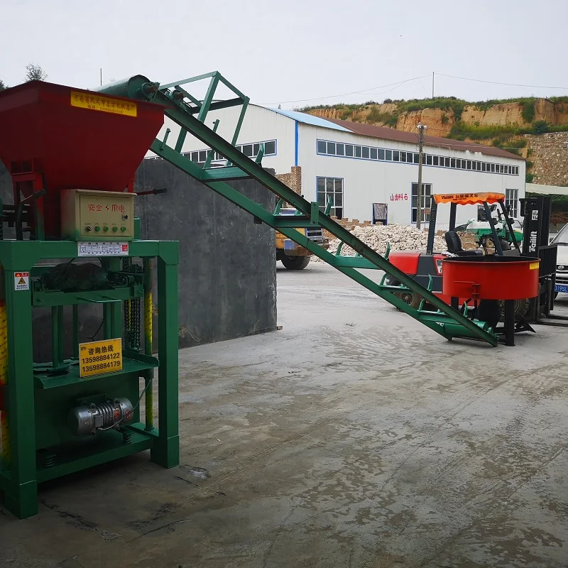 YG4-40A Type Hopper Brick Block Machine Automatic Cement Concrete Brick Block Making Brick Machine Mobile Manual Fly Ash Paver