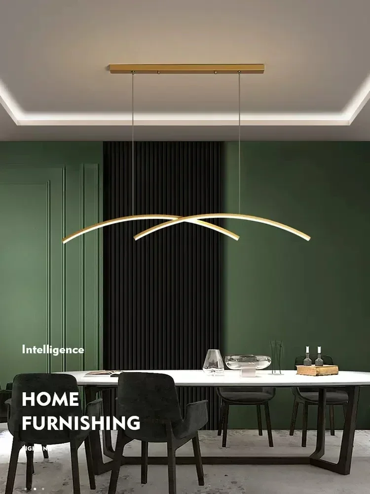 Nordic Led Hanglamp Minimalistische Aluminium Kroonluchter Slaapkamer Voor Eetkamer Keuken Bar Restaurant Home Decor Led Verlichting