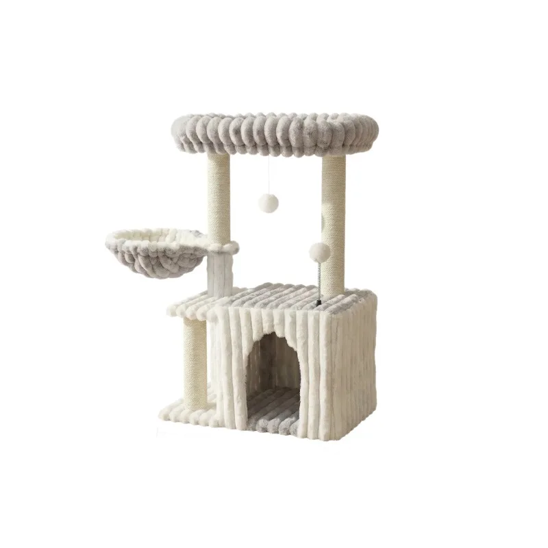 Cat climbing frame, nest, tree integrated shelf, sisal column does not occupy an area