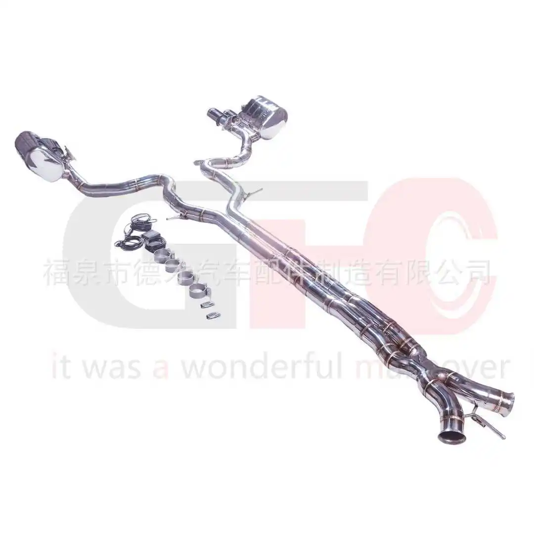 Suitable for 24-25 Porsche Paramela 976 2.9T modified GFC mid-tail exhaust system sound wave
