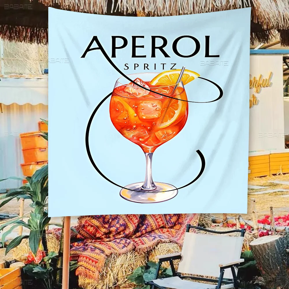 Juice Mojito Aperol Spritz Banner INS Style Outdoor Party Decoration Atmosphere Flag