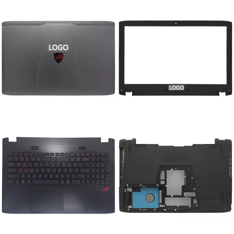 

New For ASUS ROG Strix GL552 GL552J GL552VW GL552VE ZX50V Laptop LCD Back Cover Front Bezel Upper Palmrest Bottom Case Keyboard