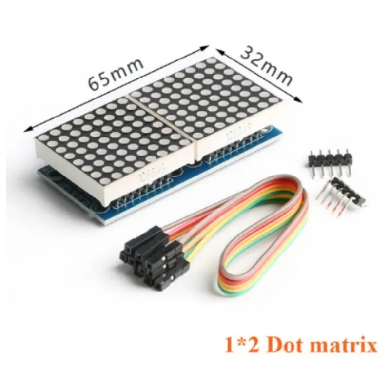 MAX7219 8*8 Dot Matrix LED Display Module 8/4/2 in one Digital Tube Microcontroller Control Board For Arduino DIY KIT