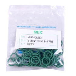( 13.8*2.4mm ) #10 R134a NBR Rubber O-Ring Seal Kit,High Temperature Resistance for Car Air Conditioning valve 5/16 3/8 1/2 5/8