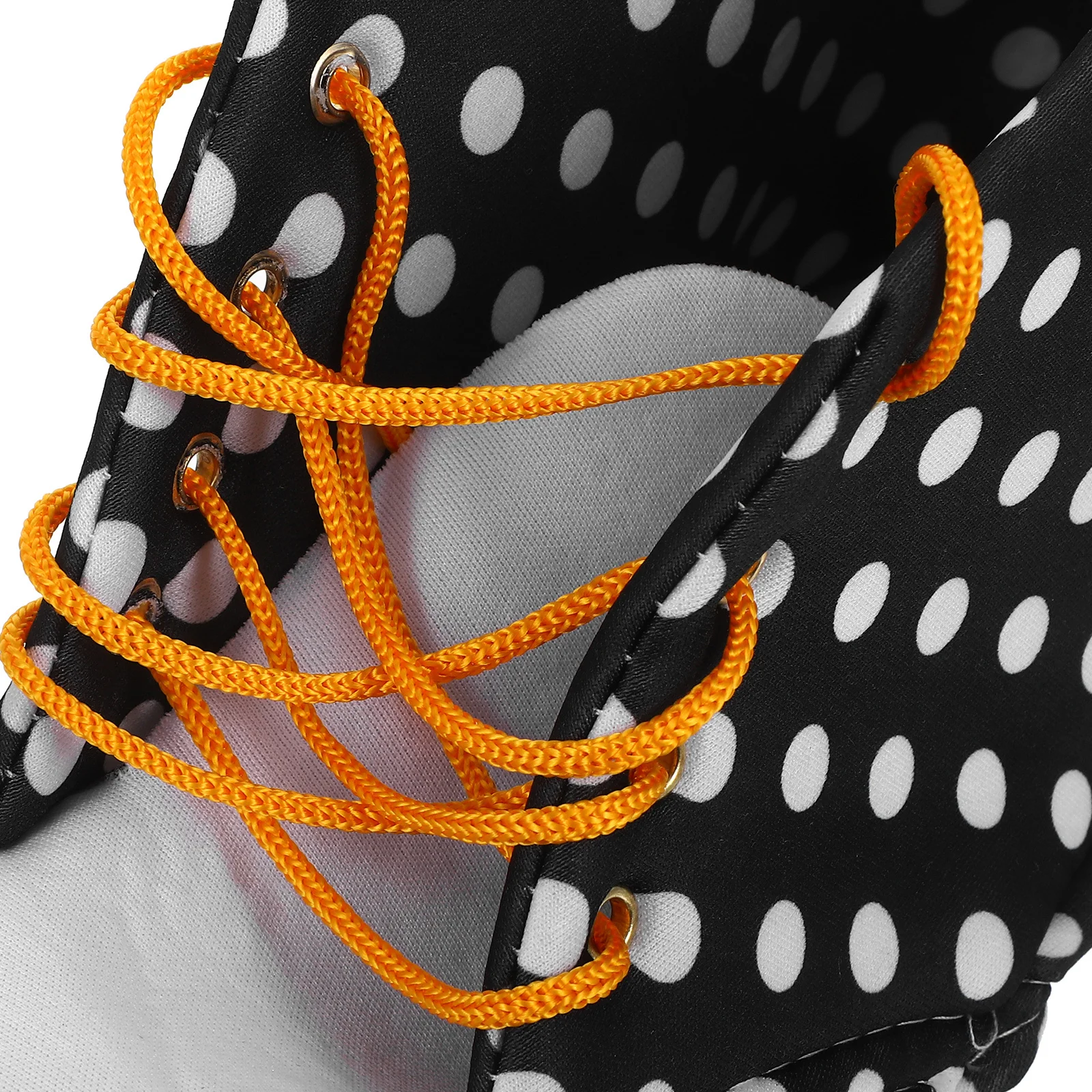 1 쌍 블랙 화이트 도트 광대 신발 할로윈 의상 액세서리 재미 있은 코스프레 파티 착용 남성 여성 카니발 유니섹스 신발