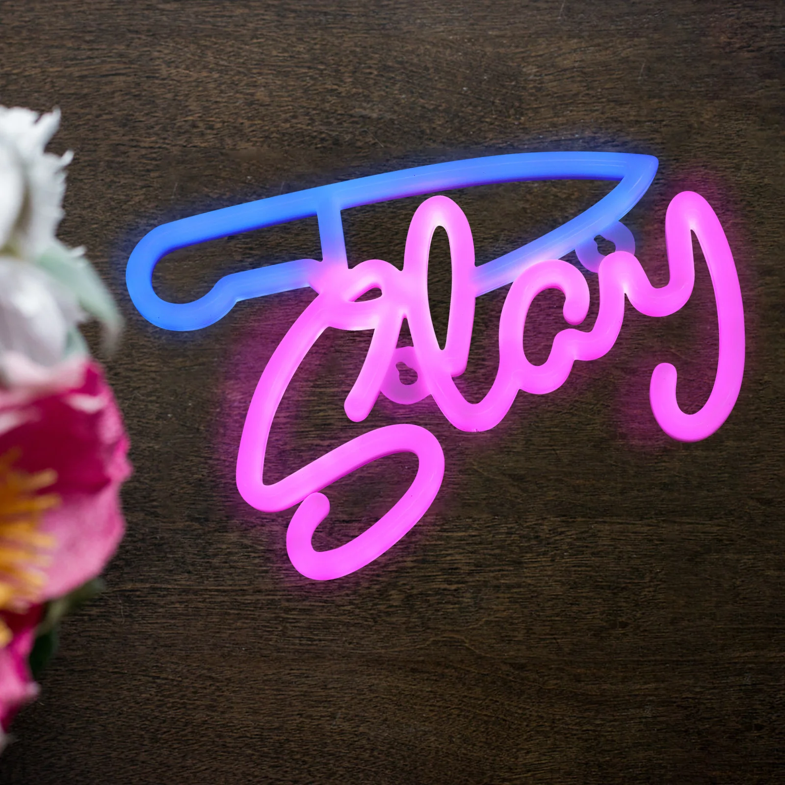 

Neon Sign Light for Bedroom LED Slay Design Premium Quality Lightweight Unique Look for Office Study Room Party Decor