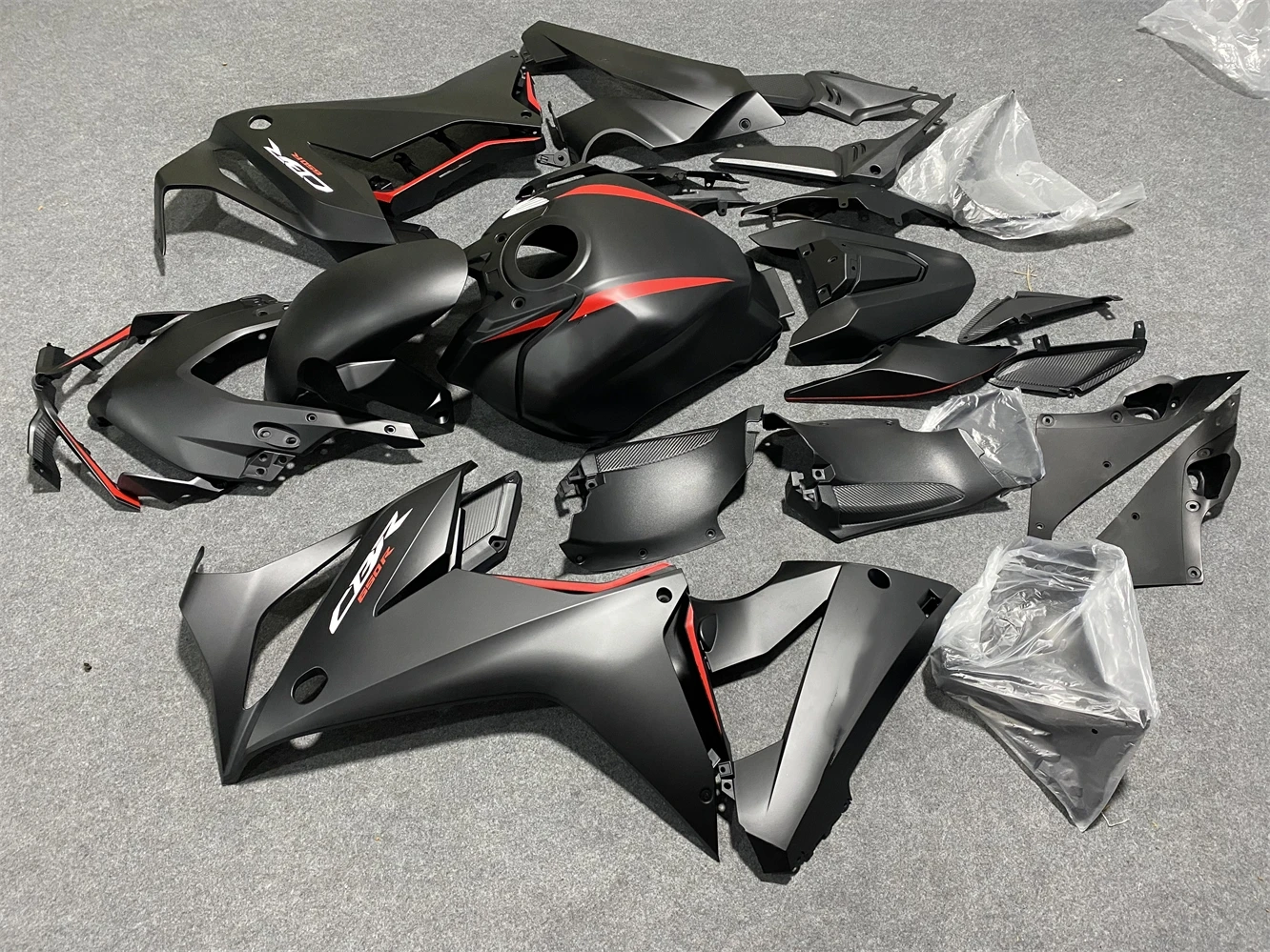 for CBR650R 2019 2020 2021 2022 2023 Fairing CBR650 R Motorcycle Fairing Shell Motorcycle With black Series Fairing