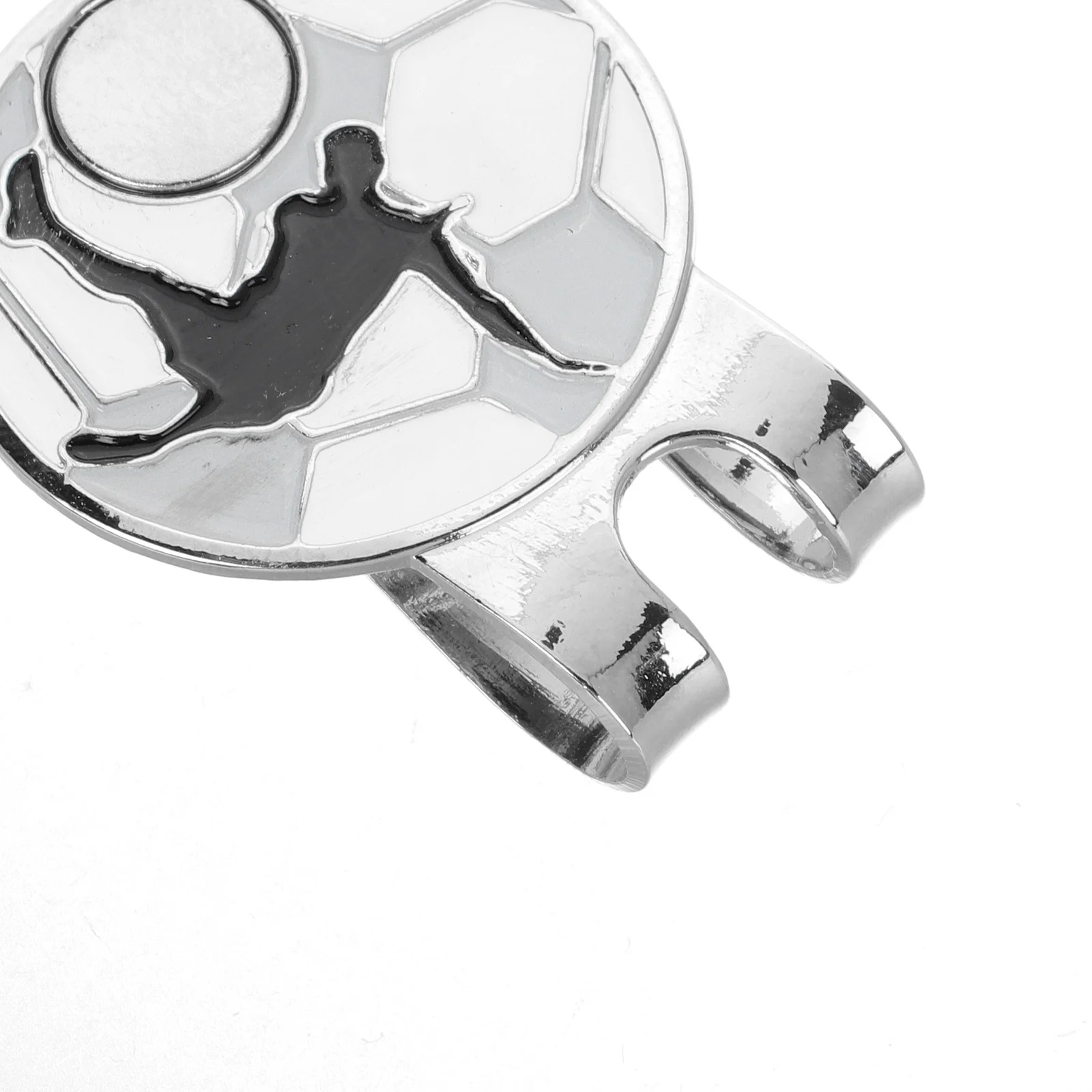 3 قطعة مشبك قبعة الجولف المعدنية علامة كروية قوية تستخدم متعددة الاستخدامات لمختلف القبعات ملحقات الجولف الأنيقة علامة كروية محمولة #3