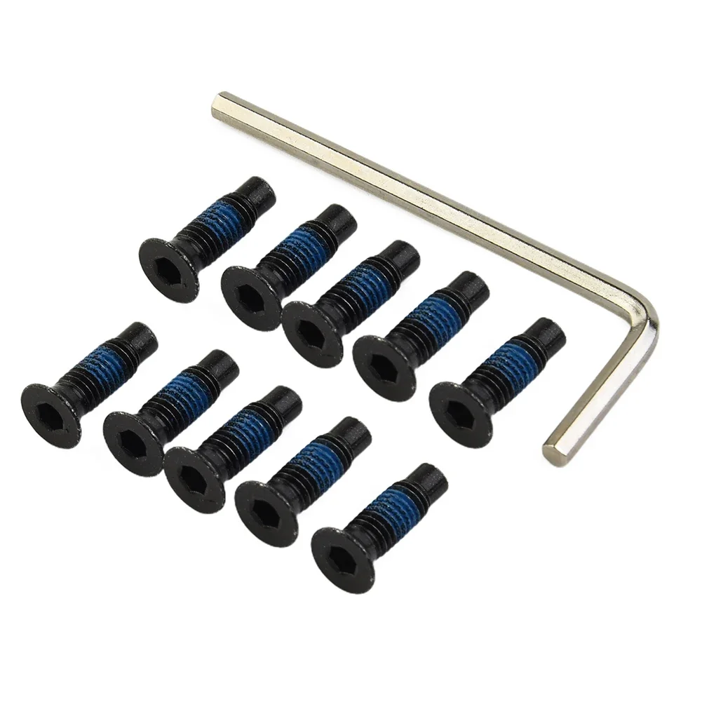 10pcs For Xiaomi M365 Ninebot Max G30 ES Electric Scooter Screw Set Front Fork Tube Pole To Base Mounting Screw Kit With Wrench