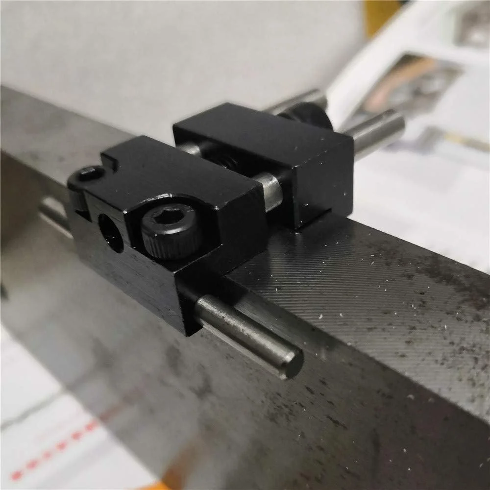 Milling Vision Work Stop Part Locator Cnc Machine Tool Iron Material Black