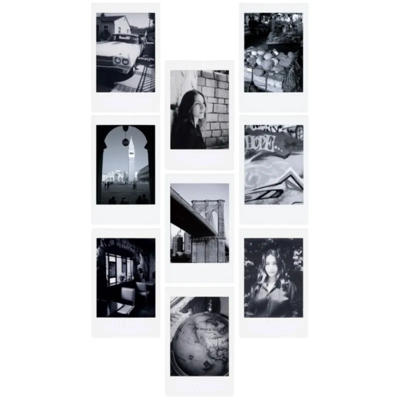 Fujifilm instax mini monochrome mono film für fuji instant mini 12 11 9 8 70 40 neo 90 25 kamera teilen sich SP-1 SP-2 evo drucker