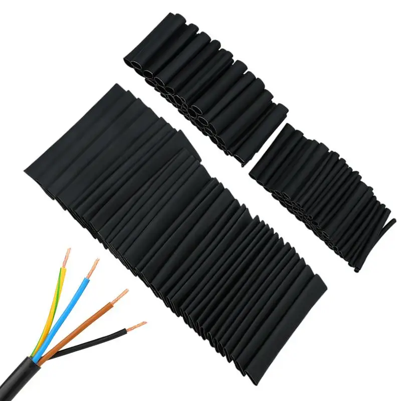 

127 шт., термоусадочные трубки для кабелей