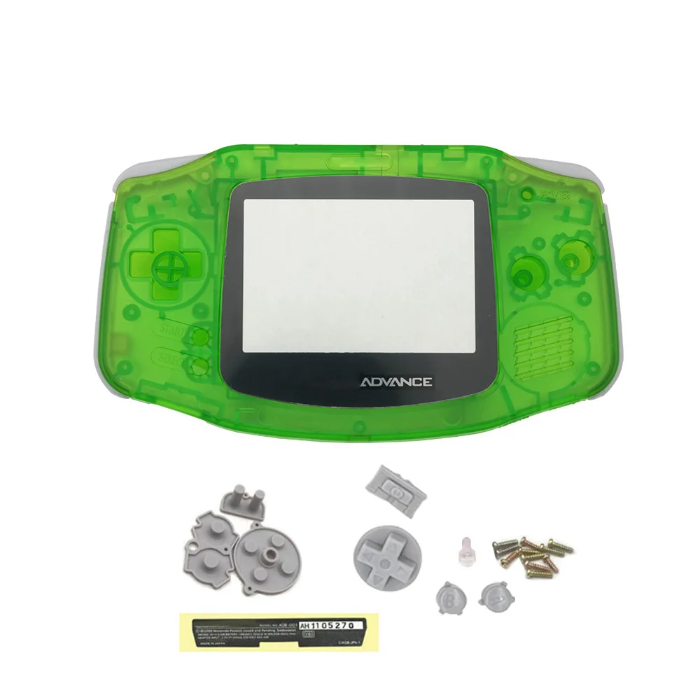 Новый корпус оригинального размера для Nintendo Gameboy Advance GBA, чехол со сменным объективом для Gameboy Advance