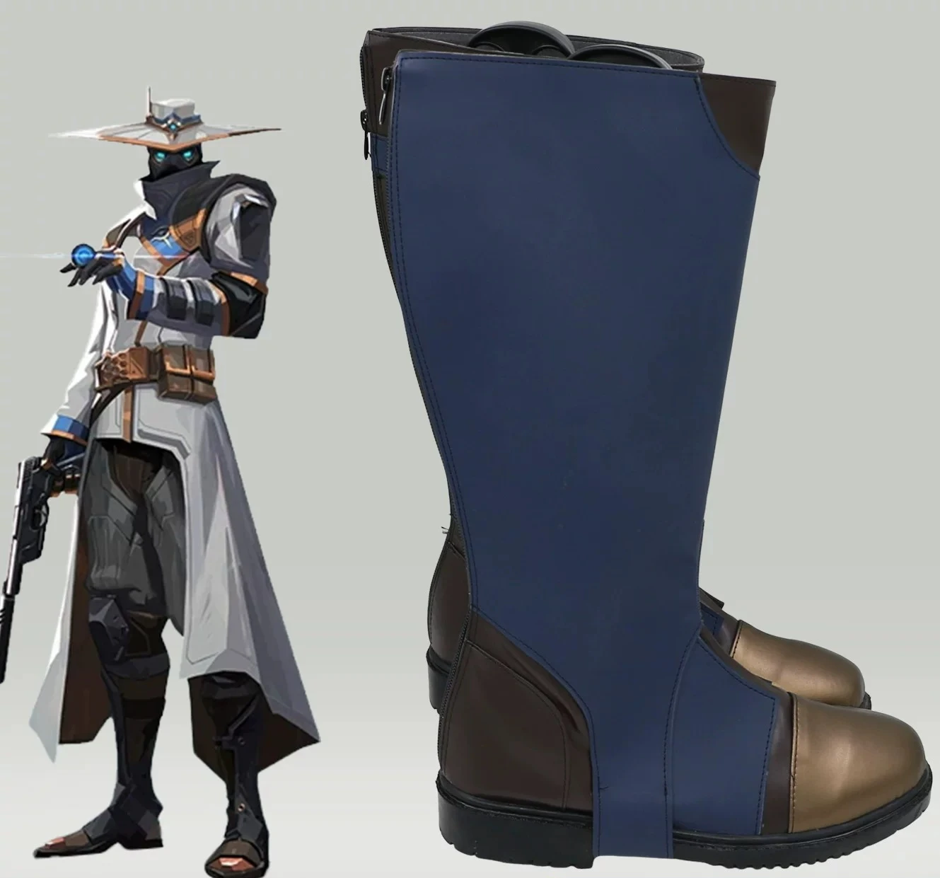 game-vr-valor-cypher-custom-made-cosplay-shoes-boots-halloween-props