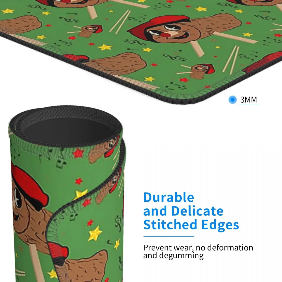 Caga Tio رائعتين كاتالونية عيد الميلاد التبرز سجل ماوس الوسادة الكمبيوتر لوحة المفاتيح ماوس حصيرة ألعاب مكتب للحاسوب شخصي حصيرة طاولة مكتبية الحصير #5