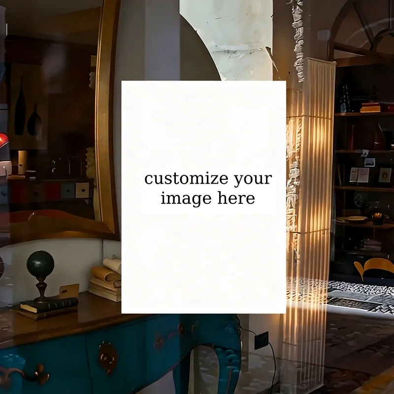Customizable Self-Adhesive Posters — Upload Your Own Designs or Photos; A Unique Home Décor Item Available in Various Sizes