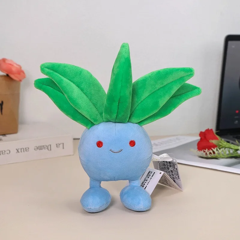 

8-дюймовая плюшевая кукла Pokémon Fit Series Oddish Plush — официальная кукла-растение в стиле ПК, мягкая милая мягкая кукла Generation 1, Weed Pokemon