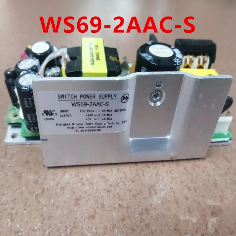 Disassembly Original Power Source For WINSUN 24V2.5A 5V1.8A Power Supply WS69-2AAC-S Work Like New