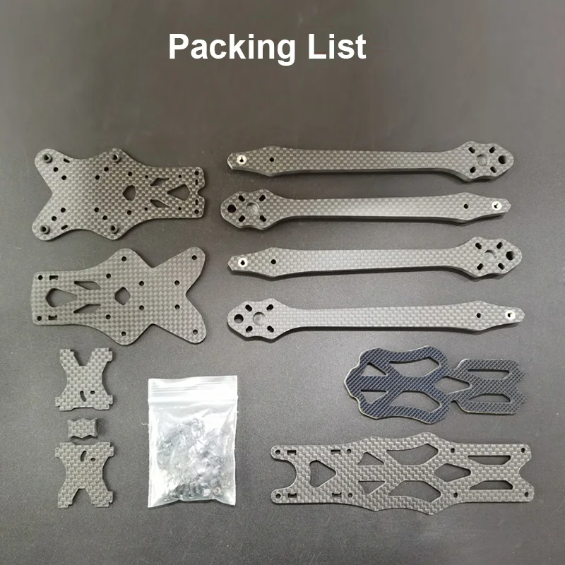 RC 7 inch 315mm Carbon Fiber Quadcopter Frame Kit 5.5mm arm For APEX FPV Freestyle RC Racing Drone Models