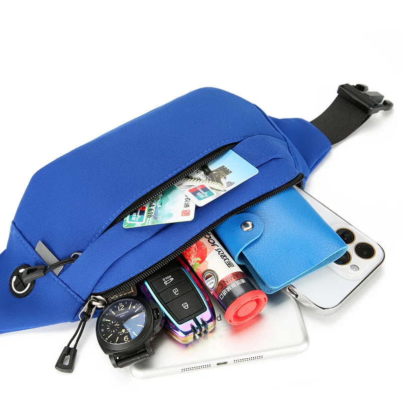 

Large-capacity casual men's bag outdoor running sports waist bag, portable short-distance commuting, multi-functional chest bag
