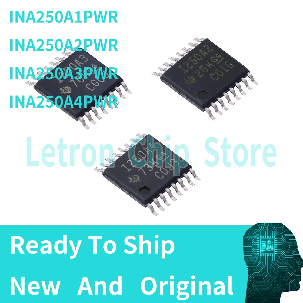 5pcs INA250 IC Chip Power Monitor INA250A1PWR INA250A2PWR INA250A3PWR INA250A4PWR