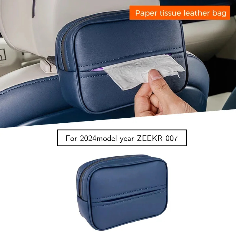 

Paper Tissue Leather Bag for Zeekr 007 2024-