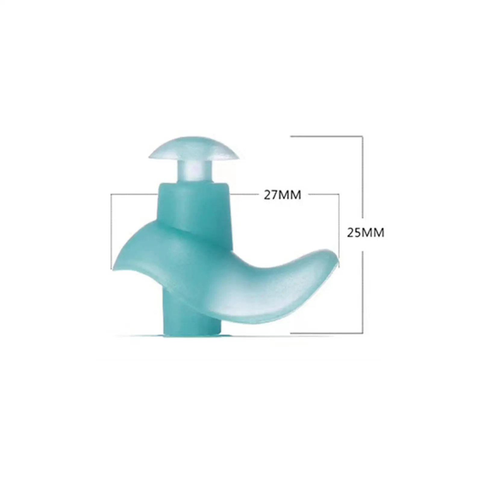 Soft Silicone Swimming Ear Plugs Waterproof Protective Lightweight Swim Earbuds for Motorcycling Tourism Swim Surfing Sleeping