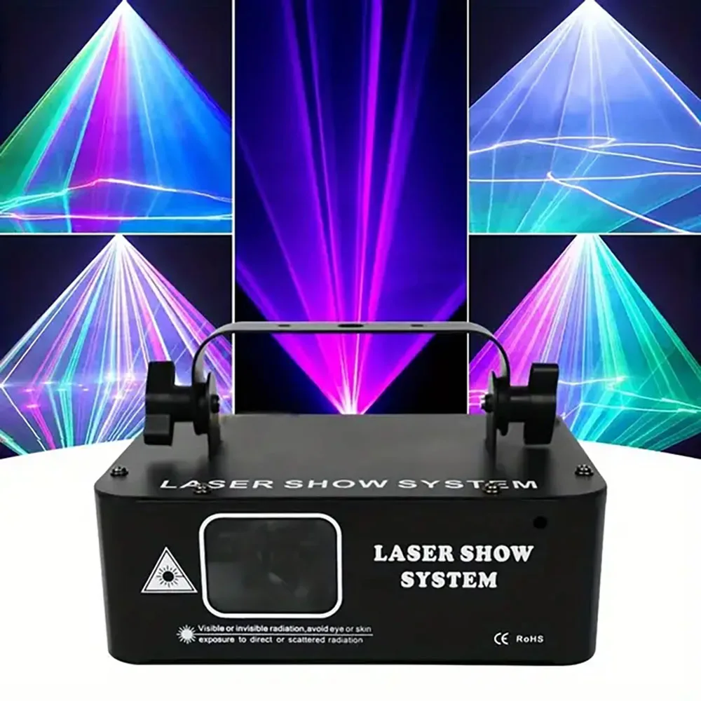 

500mw laser gobo rgb scanning animation stage light dj bar disco light full color wedding festival projection ambient light