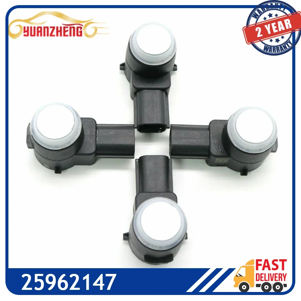 

4x 25962147 Датчик парковки PDC для Buick Lucerne Cadillac Escalade Chevrolet Avalanche Silverado Tahoe GMC Yukon 25961317 Белый