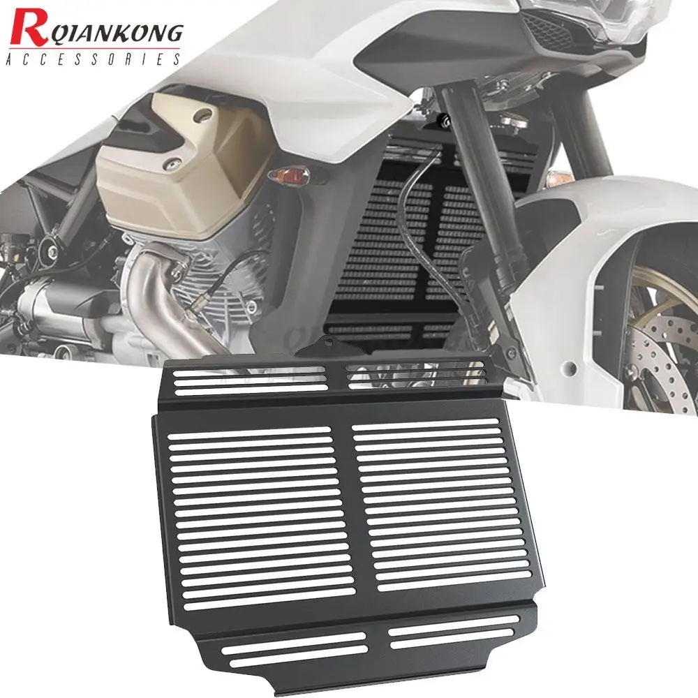 

Motorcycle Accessories Aluminum Radiator Grille Guard Cover Protector For Moto Guzzi V100 Mandello V 100 Mandello S 2023 2024