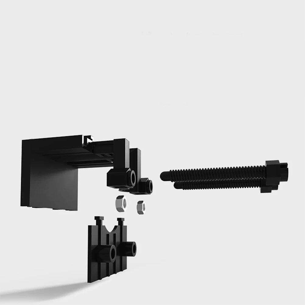 

Aquarium Filter Water Pipe Clip Holder Durable Acrylic Firmly Hold Pipes Fish Tank Fixed Clamp Easy Install Black