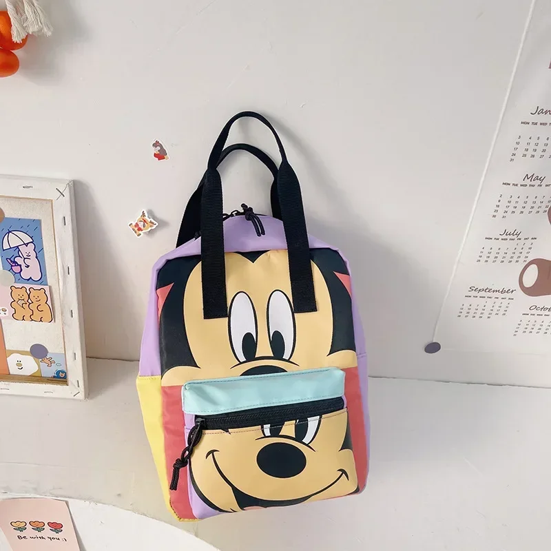 New Disney Mickey Kids Backpack Luxury Brand Boys Girls School Bags High Quality Large Capacity Kindergarten Backpacks