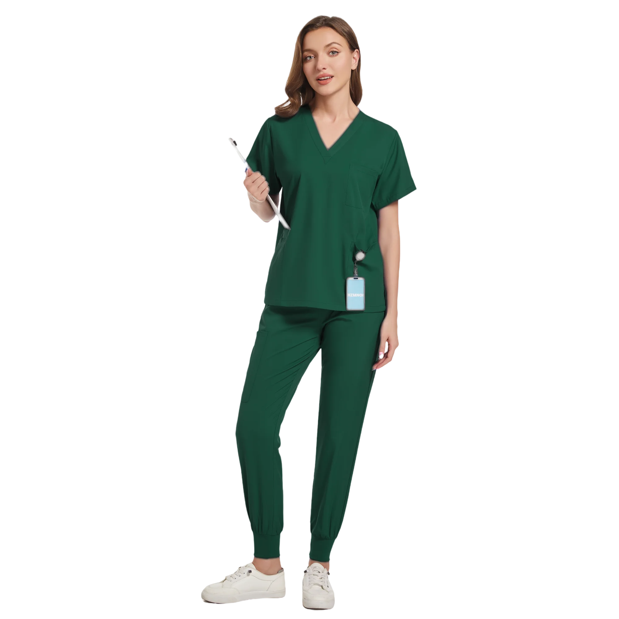 Women Scrubs Sets Nurse Accessories Medical Uniform Slim Fit Hospital Dental Clinical Workwear Clothing Surgical Overall Suits