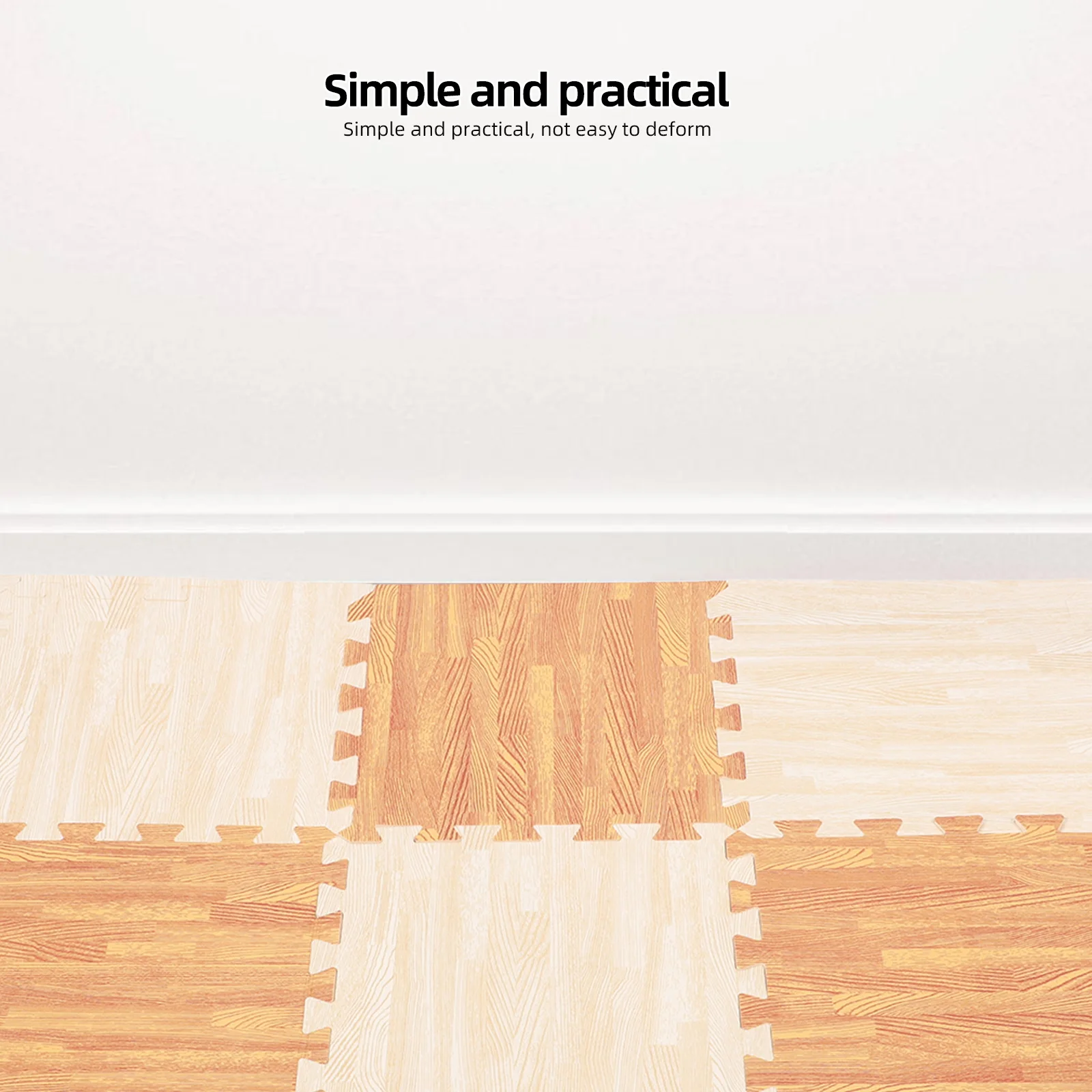 12pcs Puzzle For Babies Soft Interlocking Play Mat Non-Slip Foam Floor Tiles For Kids Baby Crawling Mat Household Puzzle