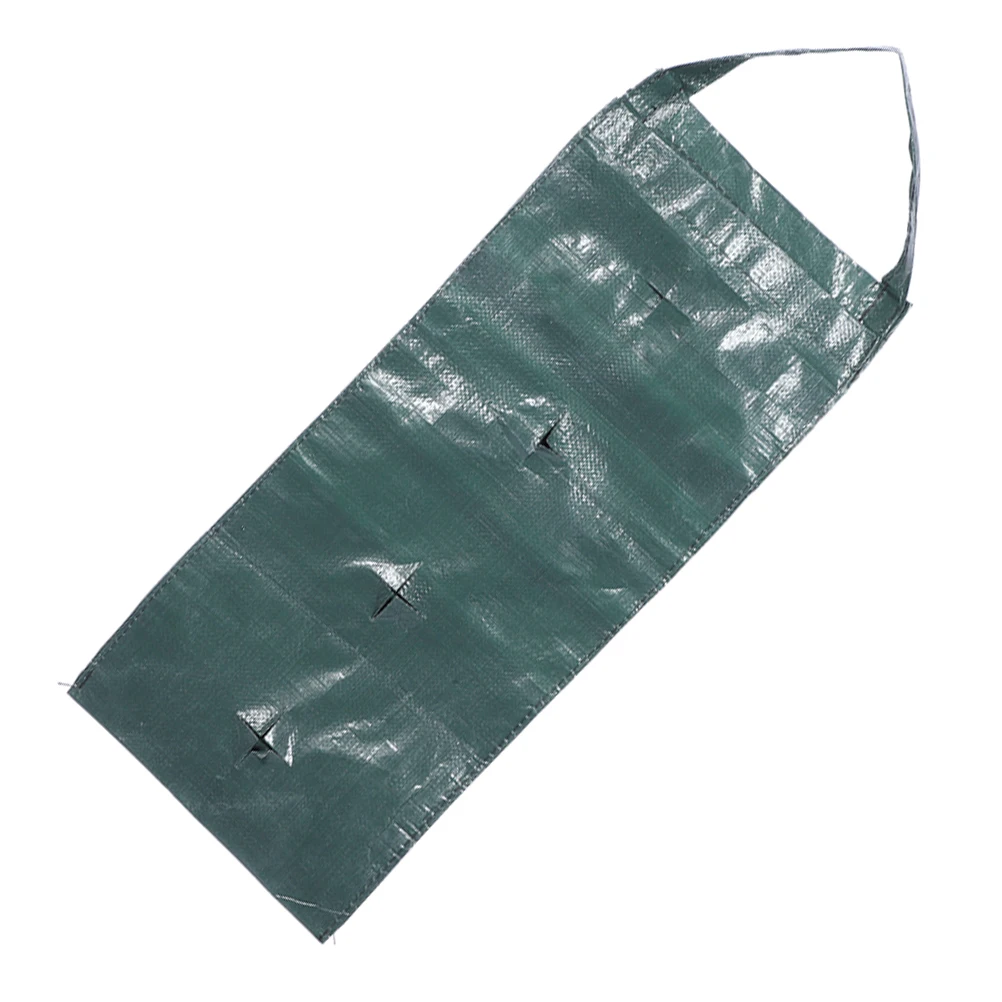 

PE Planting Bags 4 Pockets Wall-mounted Hanging Grow Bag Vertical Strawberry Planter Gardening Tool Durable Material Easy Use