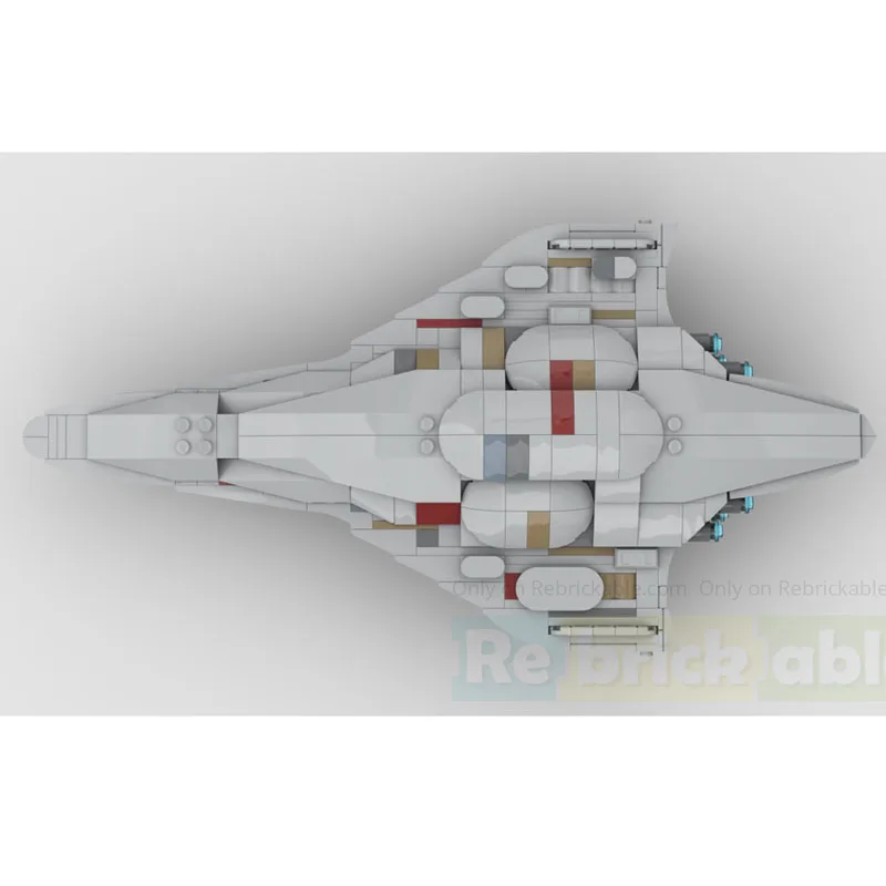 MOC-241679 حوض السفن MC80 بنة نموذج الطوب مجموعة الهدايا الإبداعية العلوم عيد الميلاد مجمع الكبار 548 قطعة #5