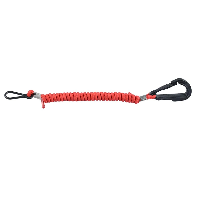 8M0092850 Boat Safety Kill Stop Switch Connector Lanyard Replacement for 15920Q54 823037A09 Emergency Stop Switch Red