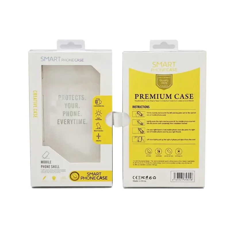 Custom Packaging Box Custom Digital Phone Data Ear Hook Box Window Box White Cardboard Box Small Batch Color Box Prin