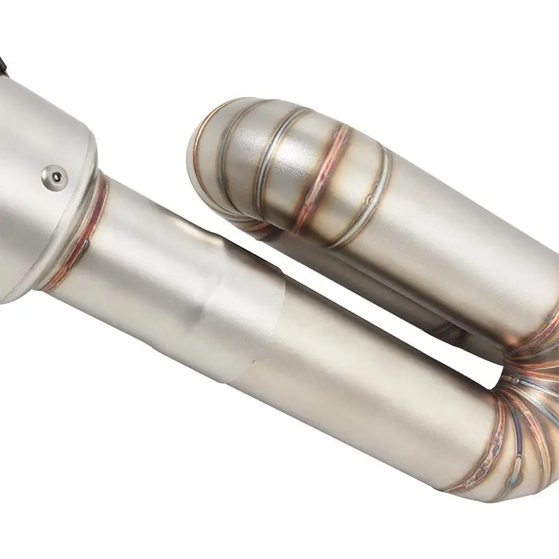 Slip On For Triumph Street Triple 765 S R RS 2017-2023 660 S A2L 2017-2023 Motorcycle Exhaust Escape Muffler Tail Pipe Mid Tube