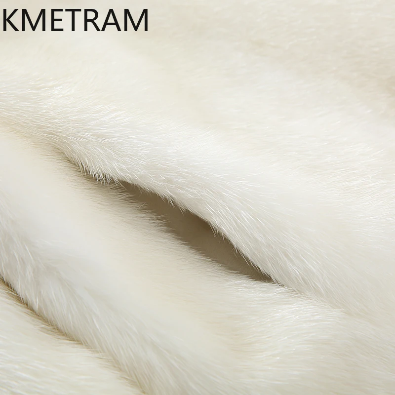 ฤดูหนาวสตรี Real Mink Fur Coat กับกระโปรงสั้นสีขาวเสื้อขนสัตว์สําหรับผู้หญิงใหม่ใน Outerwears เสื้อผ้าหรูหรา 2024ба