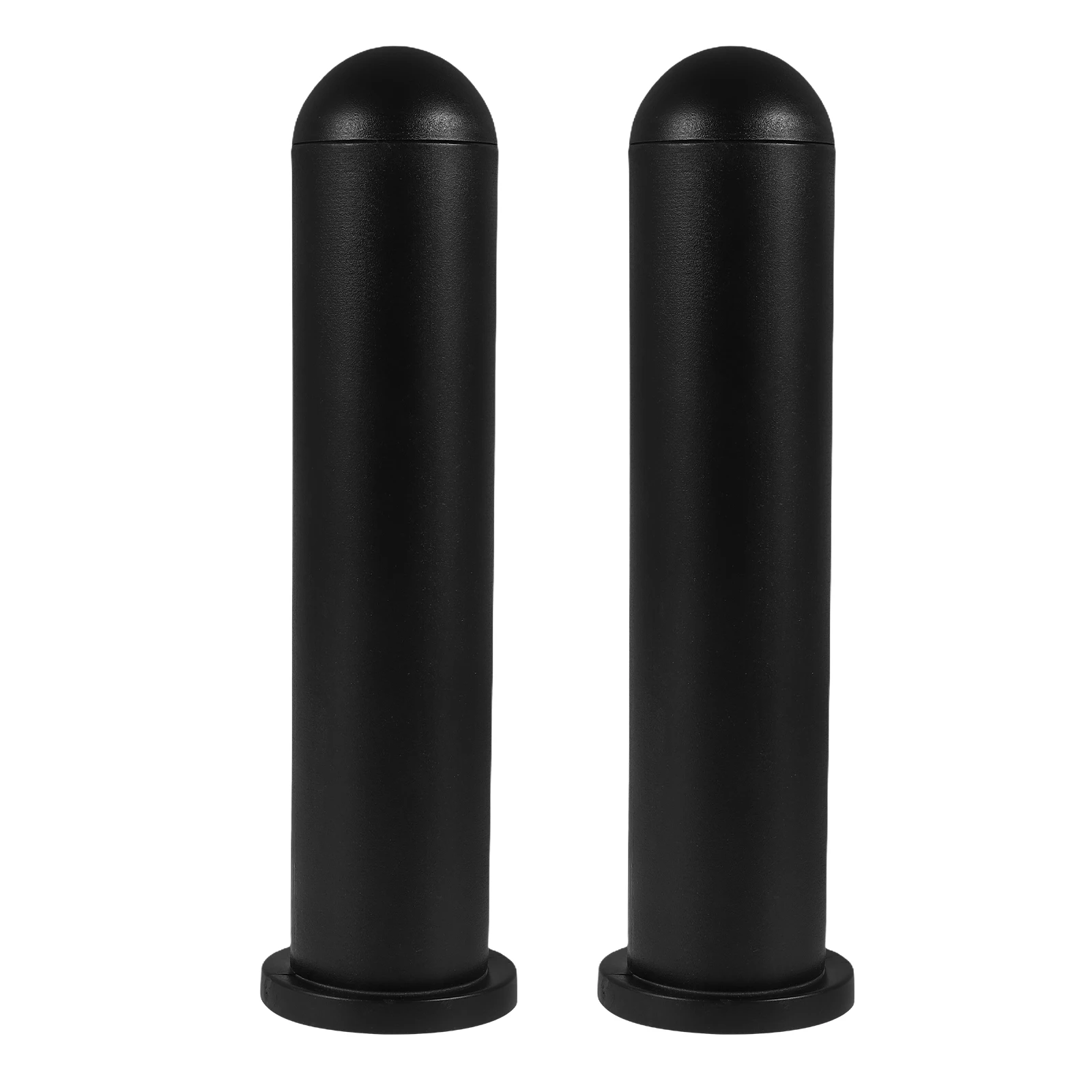 

1Pair Barbell Adapter Sleeve PP Black Gym Home Use Easy Install Cylindrical Barbell Weight Plate Converter Fitness Equipment