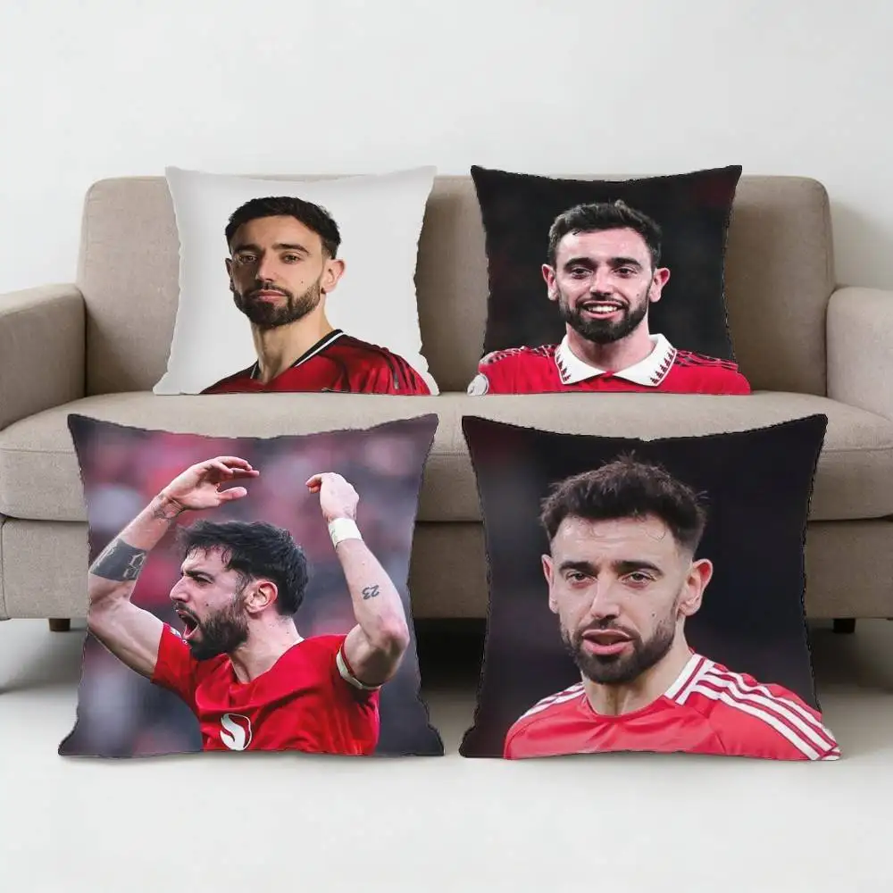 

Bruno Fernandes 8 Centre Halfback Pillow Case Sofa Living Room Bedroom Headboard Backrest Cushion Square Cushion Nap Time
