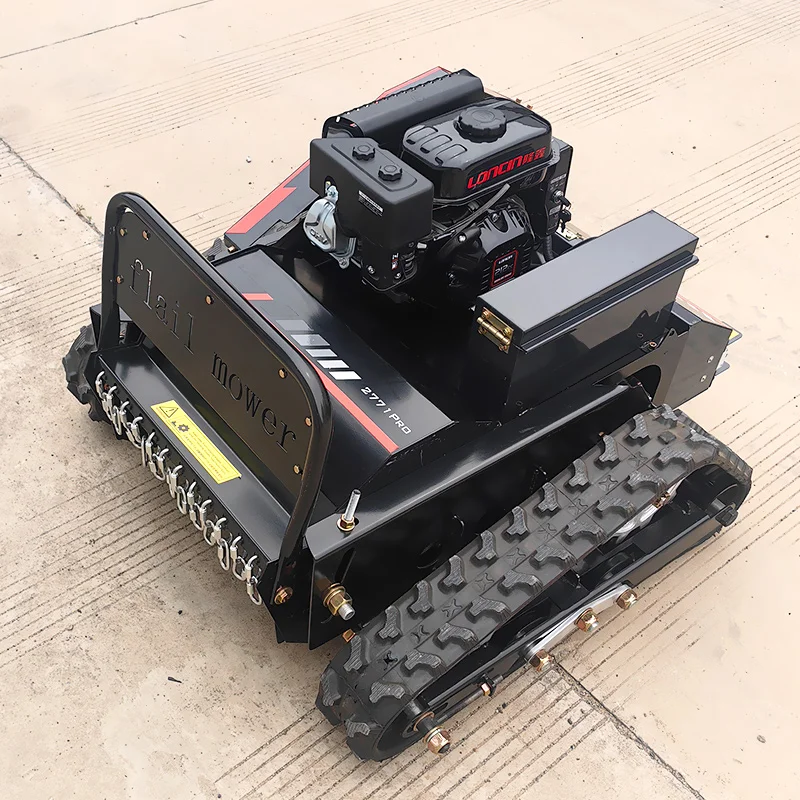 Maßgeschneiderter hochwertiger Sicherheits-Rasenmäher mit Fernbedienung, Rc-Rasenmäher, Modell Crawler-Rasenmäher mit Fernbedienung
