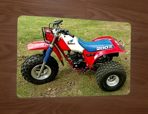 1985 200x 3 Wheeler ATV Motorcycle Bike  Metal Wall Sign