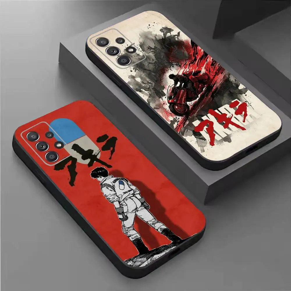 Classic anime A-Akira hot Soft Black Phone Case for Samsung S26,25,24,21,22,21,20,10,9,8,7,6Ultra,Plus,Fe, Lite