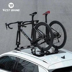 WEST BIKING Car Roof Vacuum Suction Cup Bicycle Racks Cycling Tour MTB Road Bike Quick Release Car Carrier Top Parking Racks