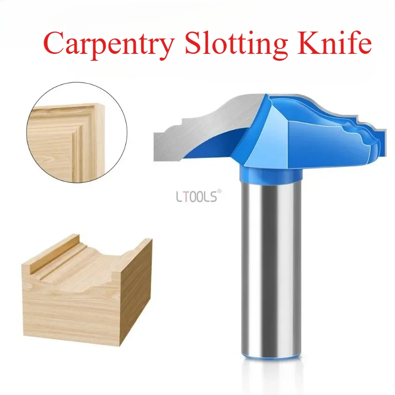 Carpentry Slotting Knife Fast Sharp Durable Solid Nut Milling Cutter for Numerical Control Machine Router Bit Woodworking Tools