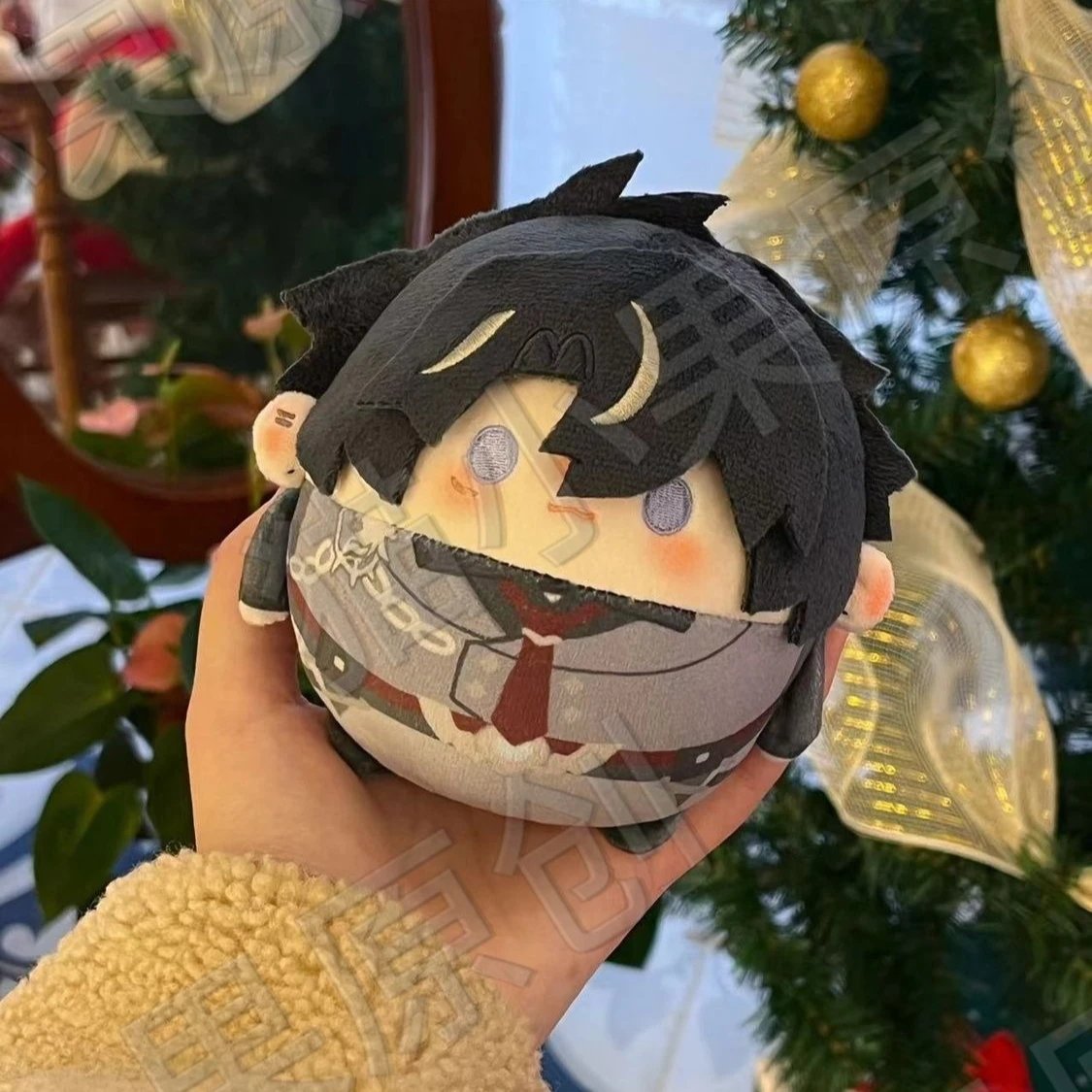 10CM Anime Game Genshin Impact Wriothesley Cosplay Cotton Stuffed Body Dango Dress Up Figures Pillow Bag Decor Xmas Gift